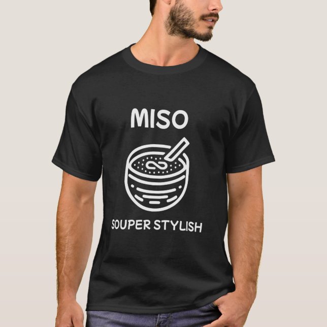 Miso Japanische Suppe T-Shirt (Vorderseite)