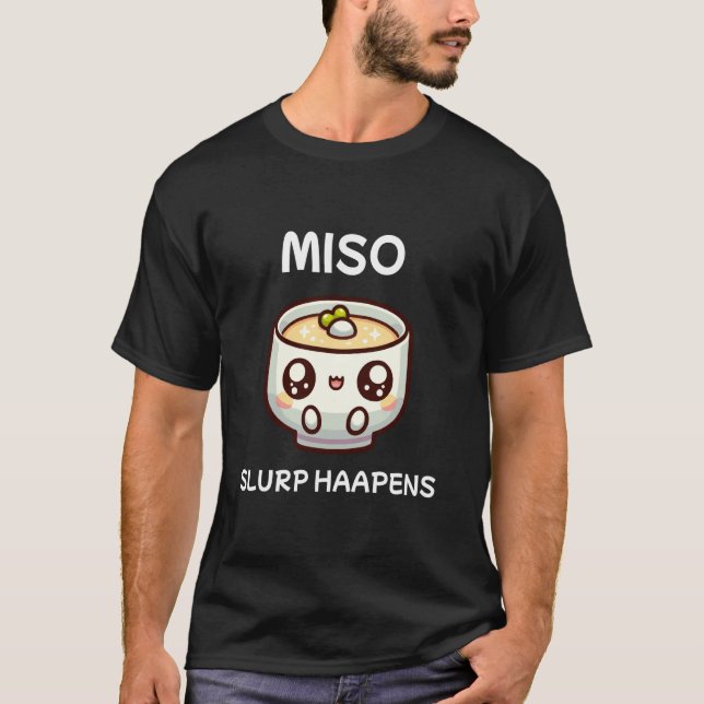 Miso Japanische Suppe T-Shirt (Vorderseite)