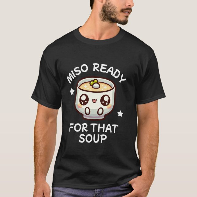 Miso Japanische Suppe T-Shirt (Vorderseite)
