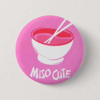 Miso niedlich button