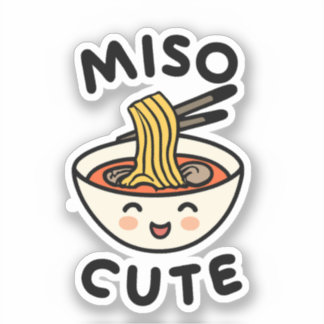 Miso Niedlich Soup Lover Aufkleber