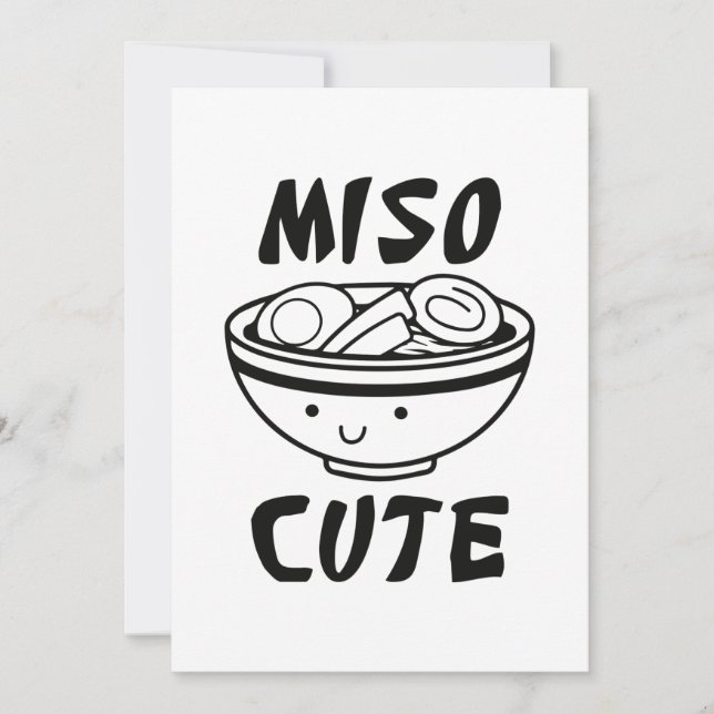Miso Süß Dankeskarte (Vorderseite)