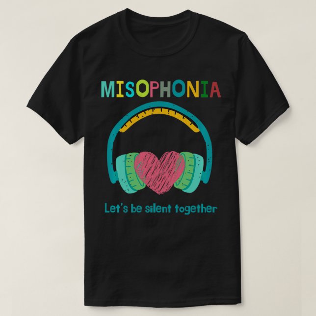 Misophonia Let's Be Silent Together Pullover  (Design vorne)