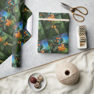 Mispeln im April-Frühling Gemälde von Alfred Fox Geschenkpapier