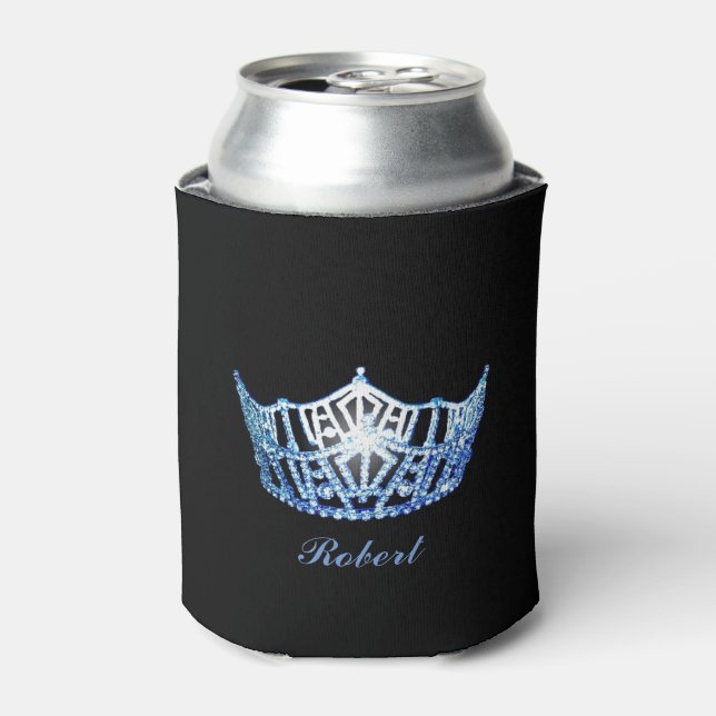 Miss America Art Crown Custom Can Cooler Dosenkühler (Kanne Vorderseite)