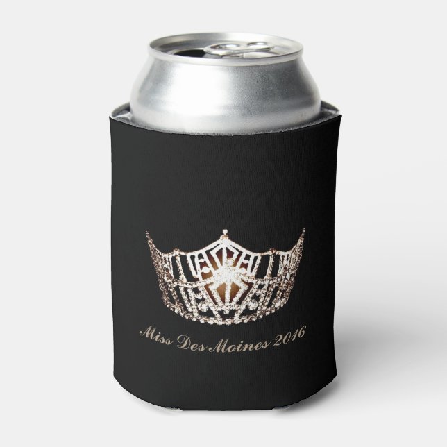 Miss America Art Crown Custom Can Cooler Dosenkühler (Kanne Vorderseite)