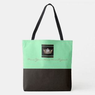 Miss America Art Custom Color Tasche Brown/Aqua