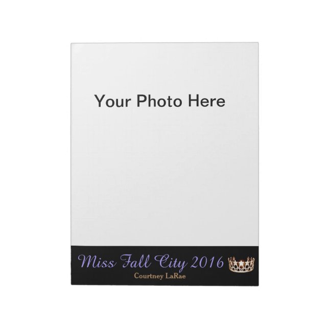 Miss America Art Pageant Foto Autograph Pad Notizblock (Rotiert)