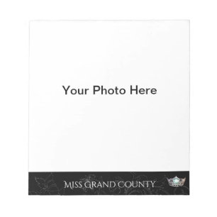 Miss America Blühe Silver Crown Autograph Pad Notizblock