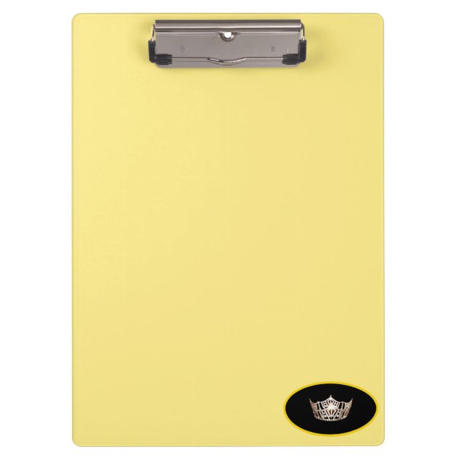 Miss America Crown Clipboard Klemmbrett (Vorderseite)