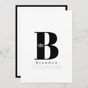 Miss America Crown Flat Mitteilungskarten-Sky Blac Mitteilungskarte