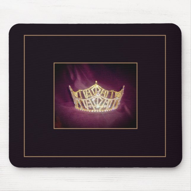 Miss America Crown Mouse Pad Mousepad (Vorne)