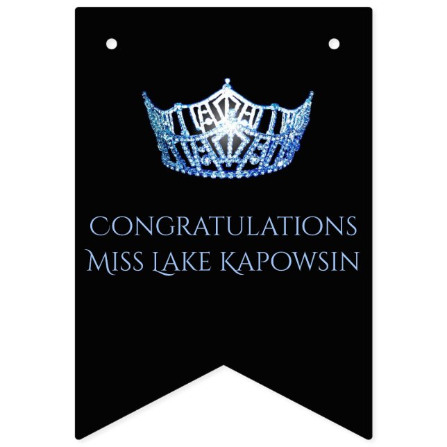 Miss America Crown Party Banner (Erste Fahne)