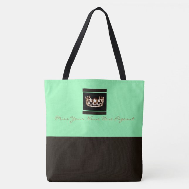 Miss America Custom Color Tasche Brown/Aqua (Vorderseite)