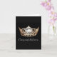 Miss America Gold Crown Grußkarte Glückwunsch Karte (Orchid)