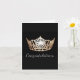 Miss America Gold Crown Grußkarte Glückwunsch Karte (Small Plant)