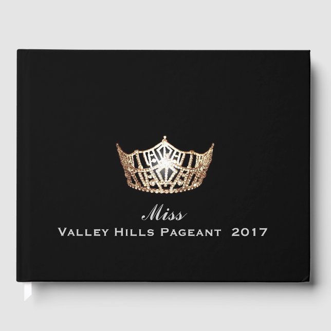 Miss America Gold Crown Pageant Gästebuch (Vorderseite)