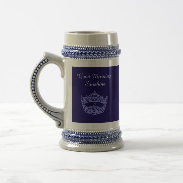 Miss America Good Morning Sunshine Crown Stein Mug Bierglas (Links)