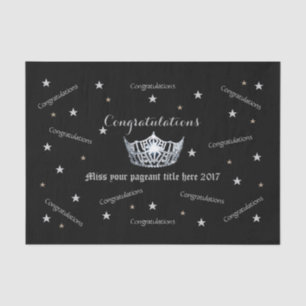 Miss America Gratulations Tissue Paper Seidenpapier