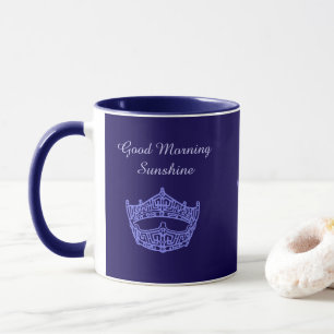 Miss America Guten Morgen Sonnenschein-Kronen-Tass Tasse