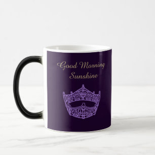 Miss America Guten Morgen Sonnenschein Kronen Tass Verwandlungstasse