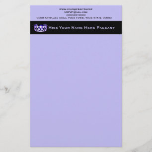 Miss America im Stil Custom Letterhead Briefpapier
