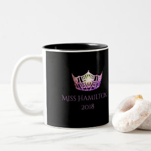 Miss America Individuelle Name Orchid Crown Tasse