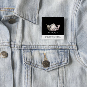 Miss America Ladys Director Custom Button Button