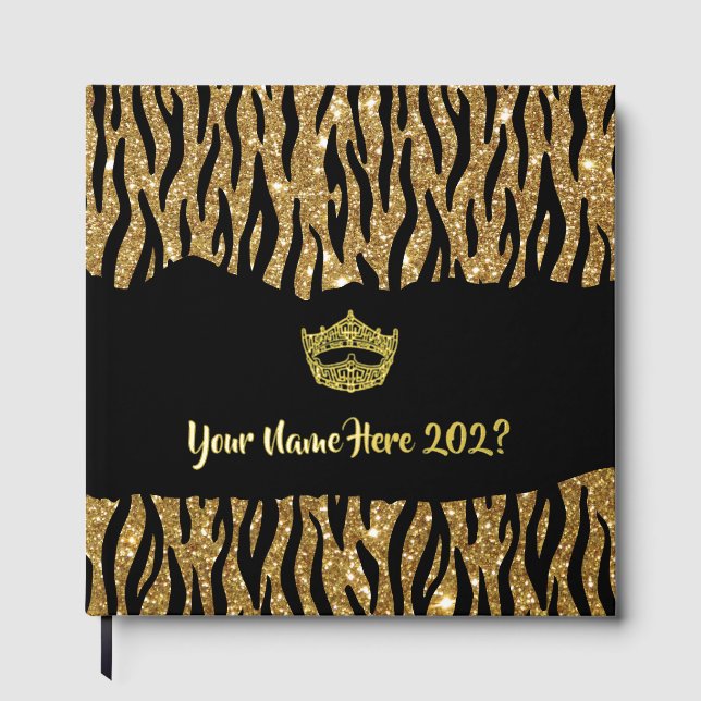 Miss America Like Crown Foil Scrapbook Foil Gästebuch (Vorderseite)