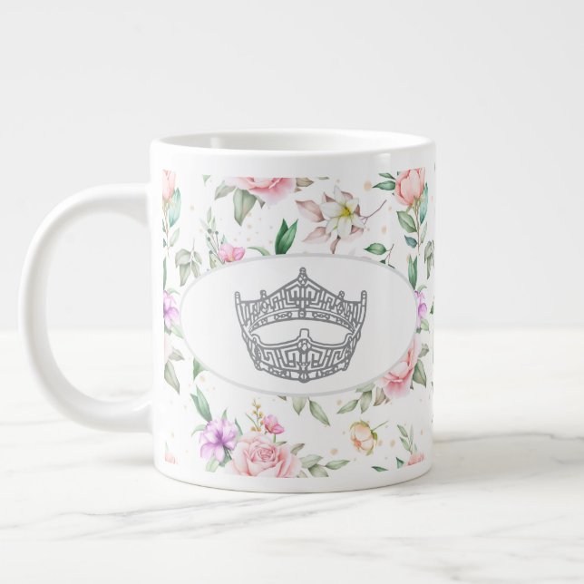 Miss America Pageant Crown Jumbo Tasse (Links)
