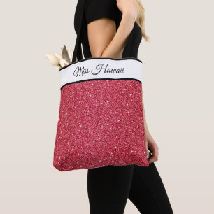 Miss America Pageant Imitate Glitzer Tote Bag