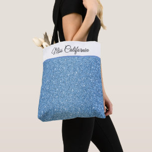 Miss America Pageant Imitate Glitzer Tote Bag