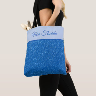 Miss America Pageant Imitate Glitzer Tote Bag
