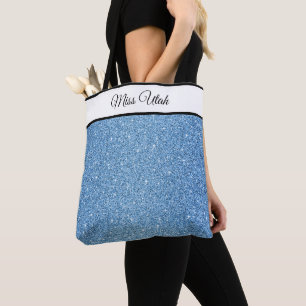 Miss America Pageant Imitate Glitzer Tote Bag