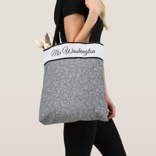 Miss America Pageant Imitate Glitzer Tote Bag
