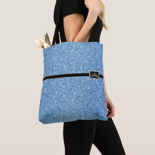 Miss America Pageant Tiara Glitzer Tote Bag