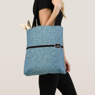 Miss America Pageant Tiara Glitzer Tote Bag