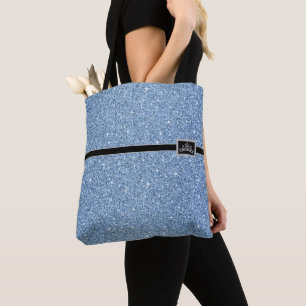 Miss America Pageant Tiara Glitzer Tote Bag