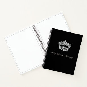 Miss America Silver Crown Custom Journal-Notebook Notizbuch