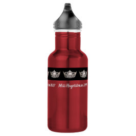 Miss America Silver Crown Pexagon Water Flasche Edelstahlflasche
