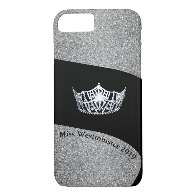 Miss America Silver Crown Phone Cases Custom (Rückseite)