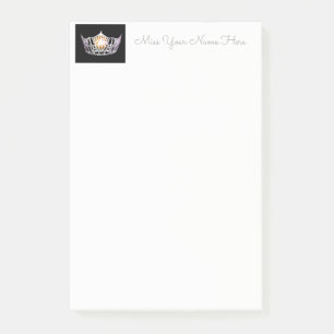 Miss America Silver Crown Post-it-Notes Post-it Klebezettel