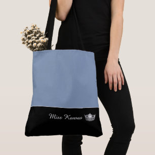 Miss America Silver Crown Tote Bag Large