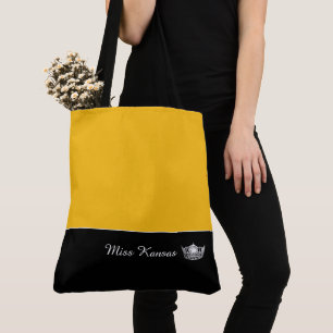 Miss America Silver Crown Tote Bag Large