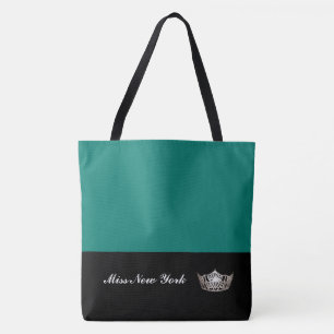 Miss America Silver Crown Tote Bag Large Bahama