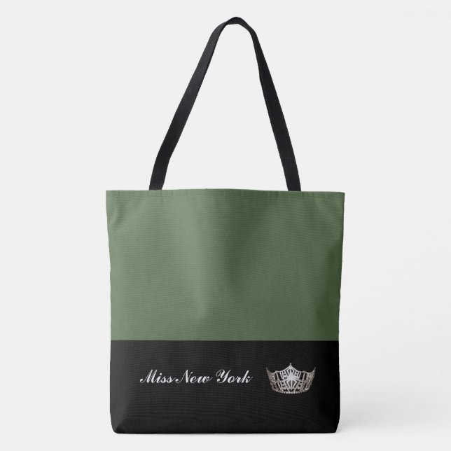 Miss America Silver Crown Tote Bag Large Cactus (Vorderseite)
