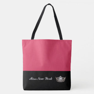 Miss America Silver Crown Tote Beutel Große Gerani