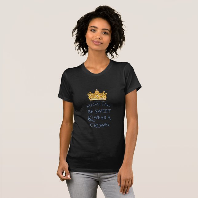 Miss America Stand Tall Ananas Ringer T-Shirt (Vorne ganz)