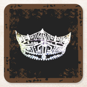 Miss America Stil Crown Scruffed Untersetzer