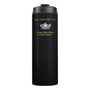 Miss America Stil Crown Thermal Tumbler Thermosbecher